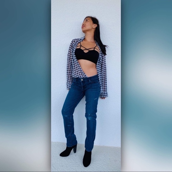 𝅺express Button up Blouse - Picture 4 of 5